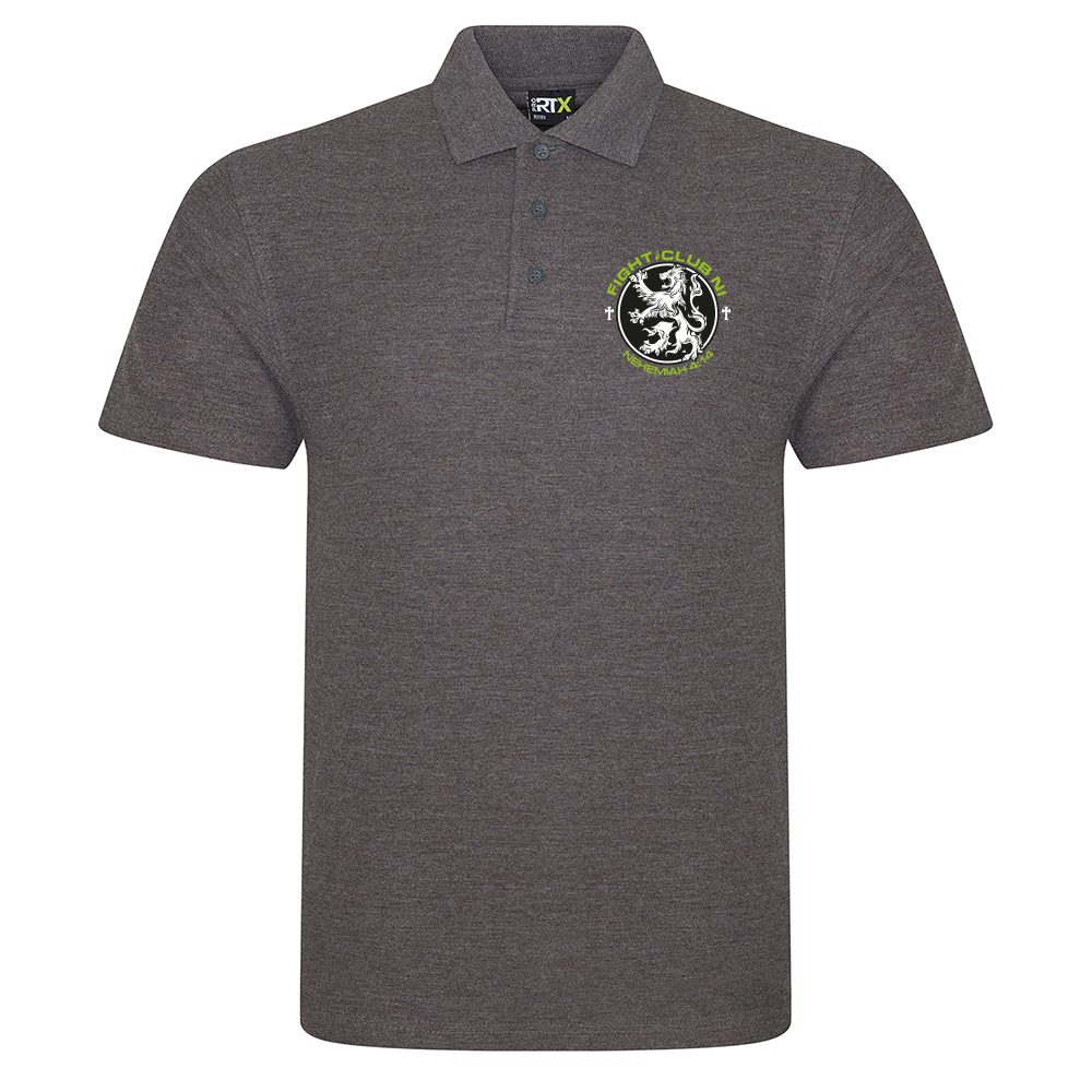 Charcoal Grey Polo Shirt Nettl of Lurgan